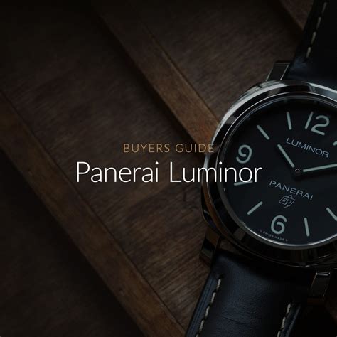 Chrono24 Buyer’s Guide: Panerai Luminor.